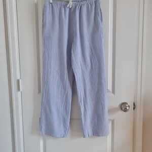 Love Tree Women's Blue Striped Joggers
